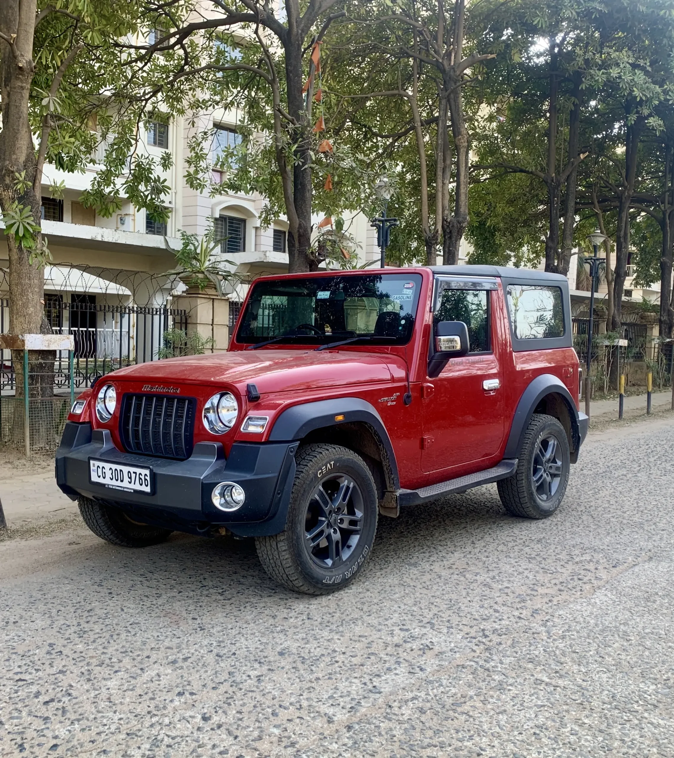 Mahindra Thar Red